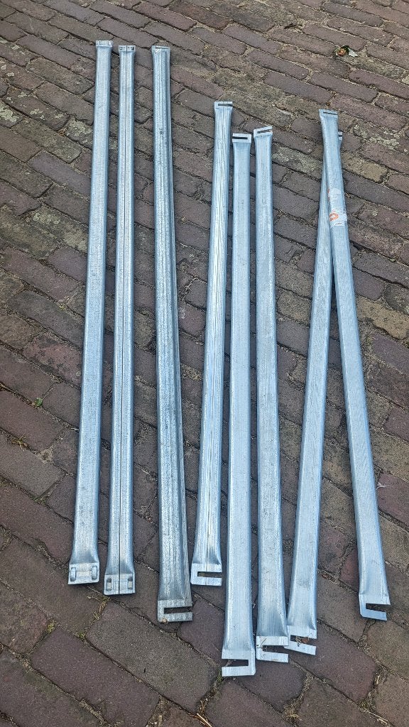 Garderobestangen metalsistem Kast gratis, Huis en Inrichting, Ophalen, 100 tot 150 cm, Zo goed als nieuw, Minder dan 100 cm
