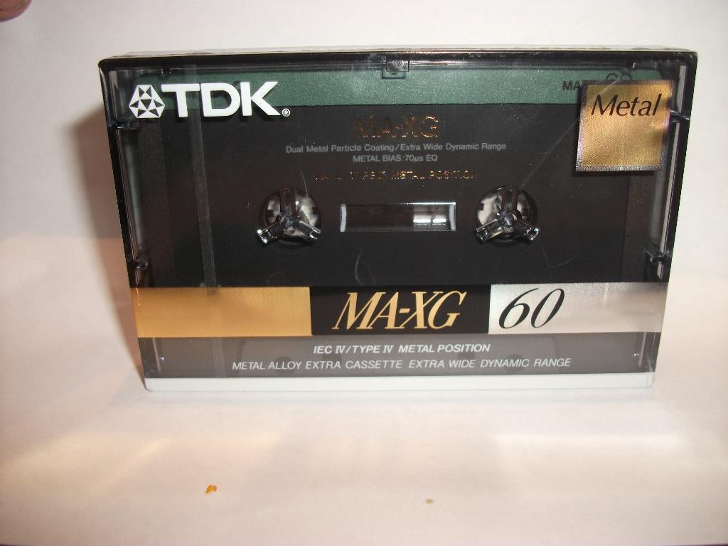 TDK MA-XG 60  IN SEAL, Cd's en Dvd's, Cassettebandjes, Ophalen of Verzenden, Nieuw in verpakking, Overige genres, 2 t/m 25 bandjes