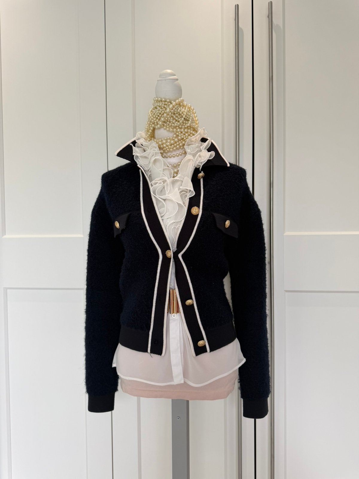 Nieuw Mango vest jasje blauw m l 38 40, Maat 38/40 (M), Nieuw, Jasje, Verzenden