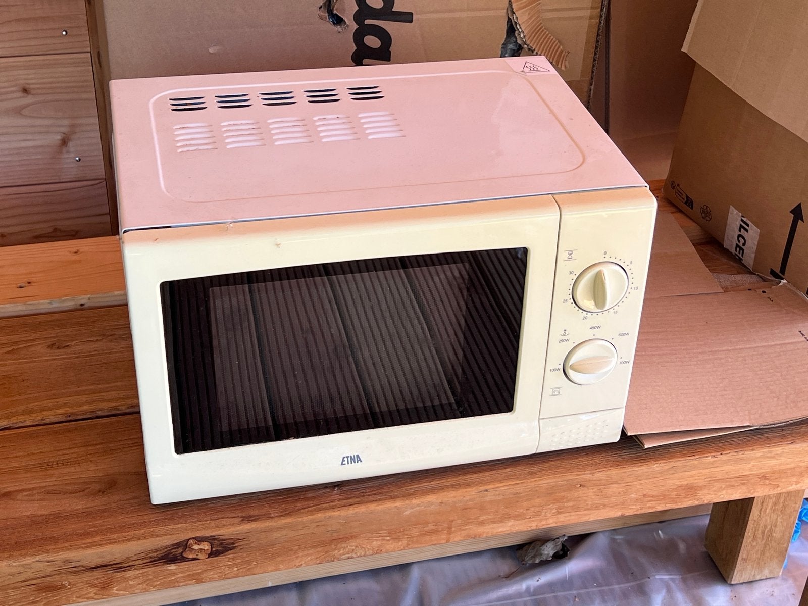 Etna magnetron 700W, Ophalen of Verzenden, Gebruikt