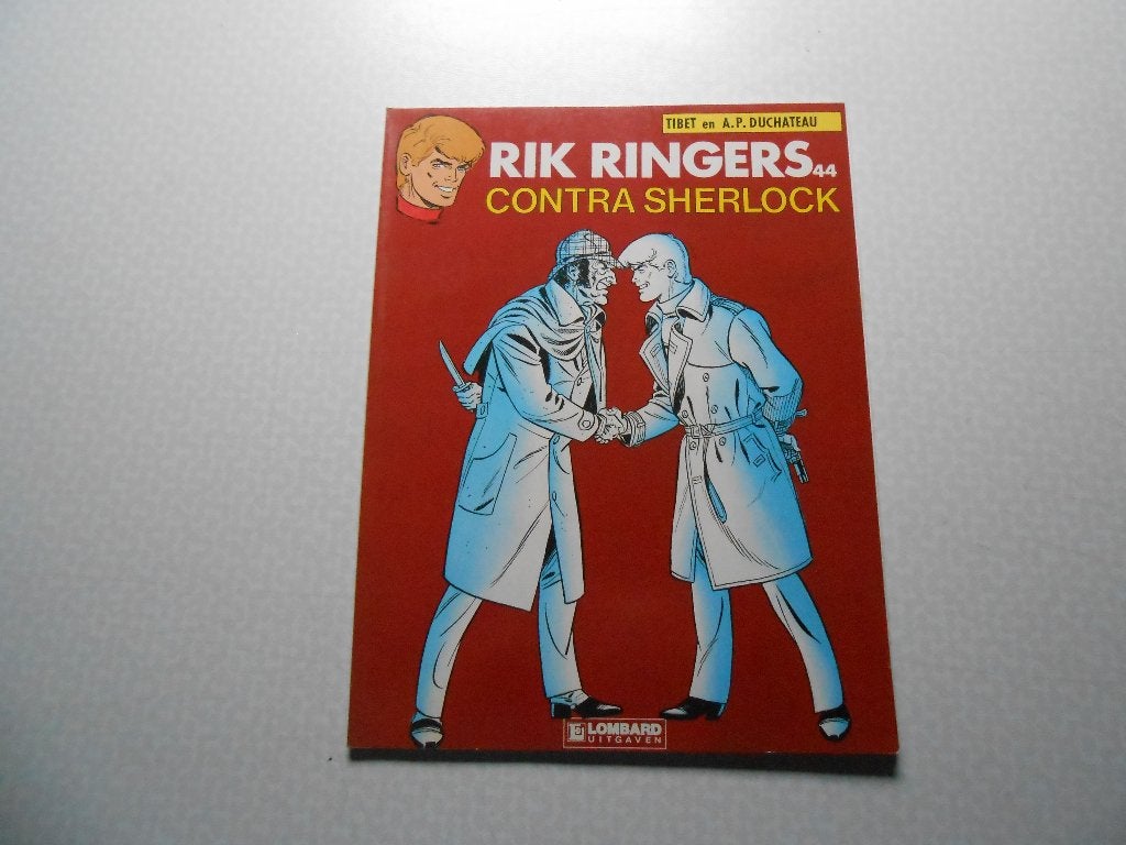 Rik Ringers 44 Rik Ringers contra Sherlock 1987 1 ste druk., Boeken, Stripboeken, Eén stripboek, Nieuw, Tibet & A.P. Duchâteau