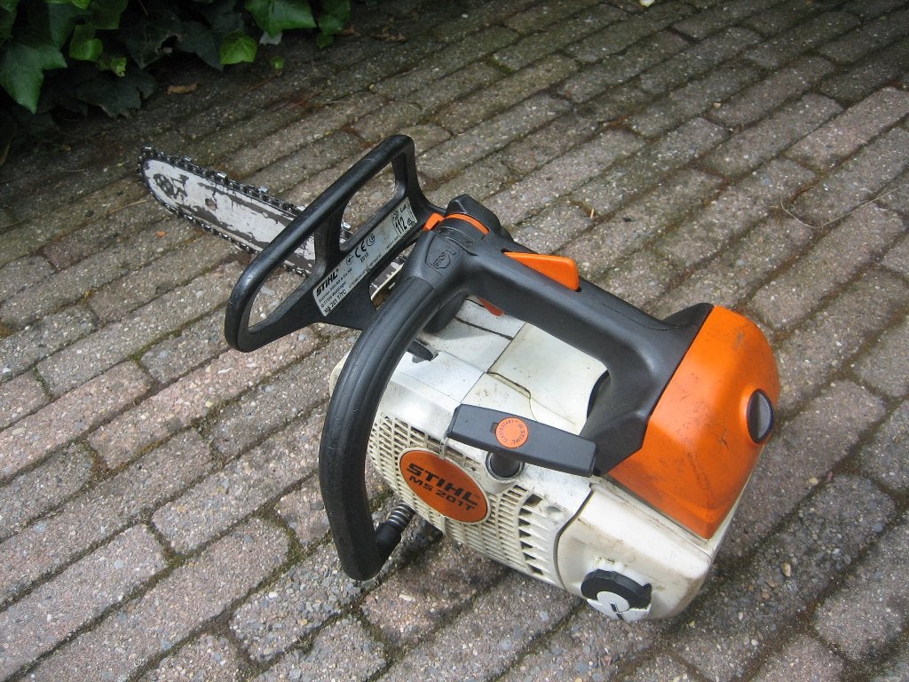 Stihl MS201T Motorkettingzaag Kettingzaag Benzine, Ophalen, Gebruikt, Overige soorten, STIHL