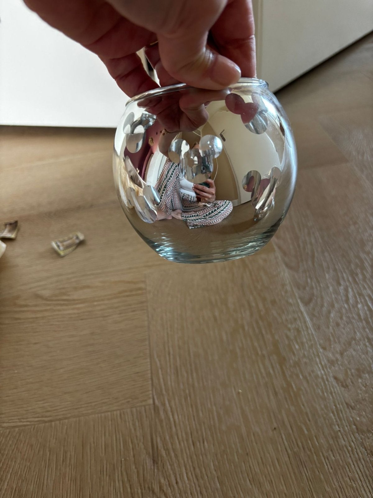 2 Zilveren Mickey Mouse Waxinelichthouders van Glas, Ophalen of Verzenden, Zo goed als nieuw, Zilver, Glas