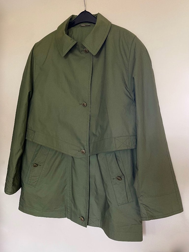 groene jas van katoen van Kärner, Maat 38/40 (M), Kärner, Nieuw, Ophalen of Verzenden