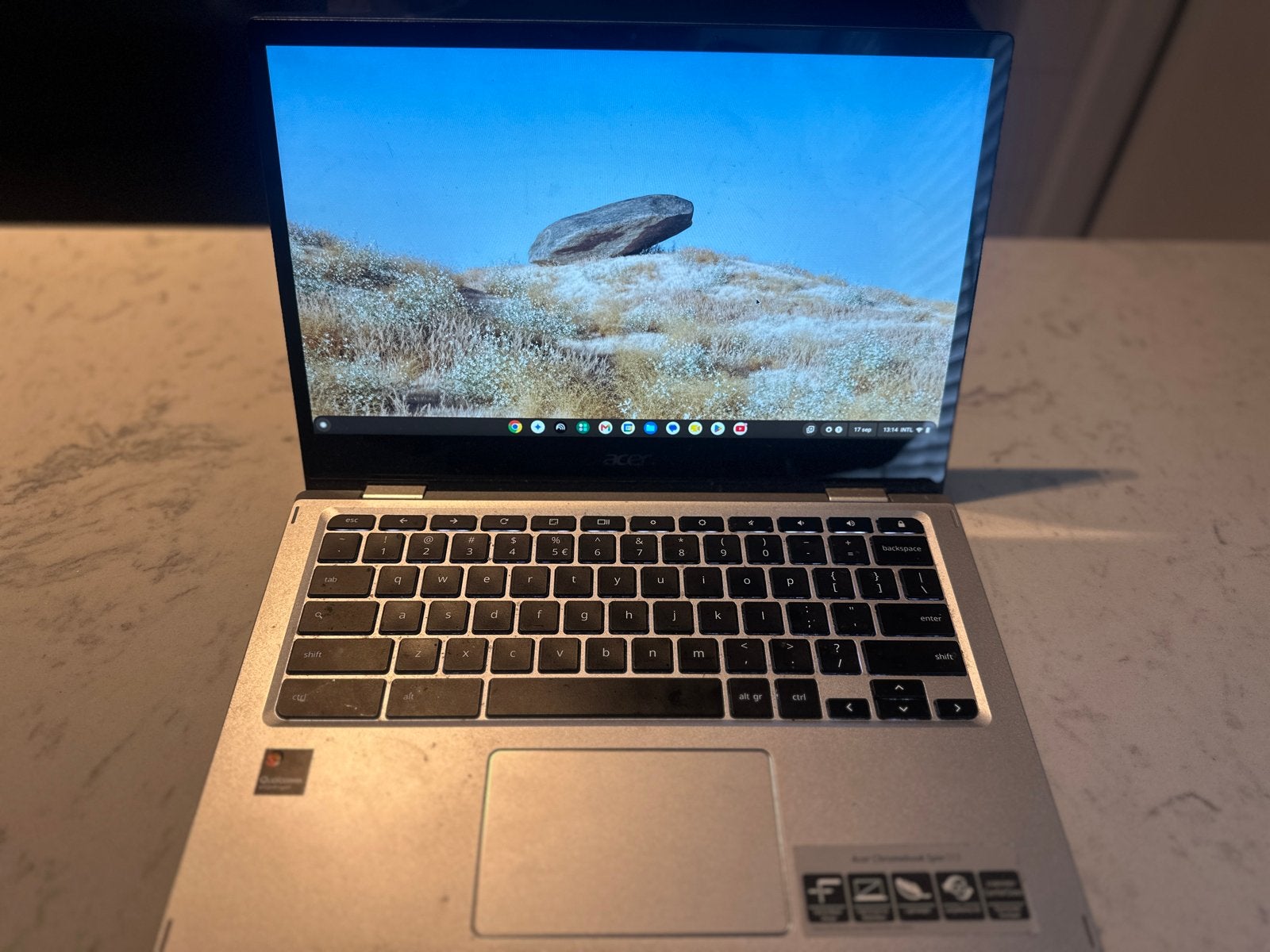 Acer Chromebook Spin 513 - Touchscreen Laptop, Ophalen, 13 inch, Touchscreen, 4 GB of minder