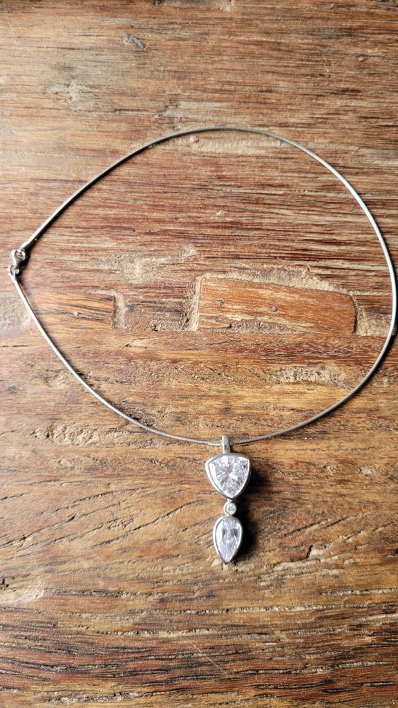 Swarovski zilveren ketting met prachtige hanger. Nieuwstaat, Verzamelen, Ophalen, Zo goed als nieuw, Sieraad of Horloge