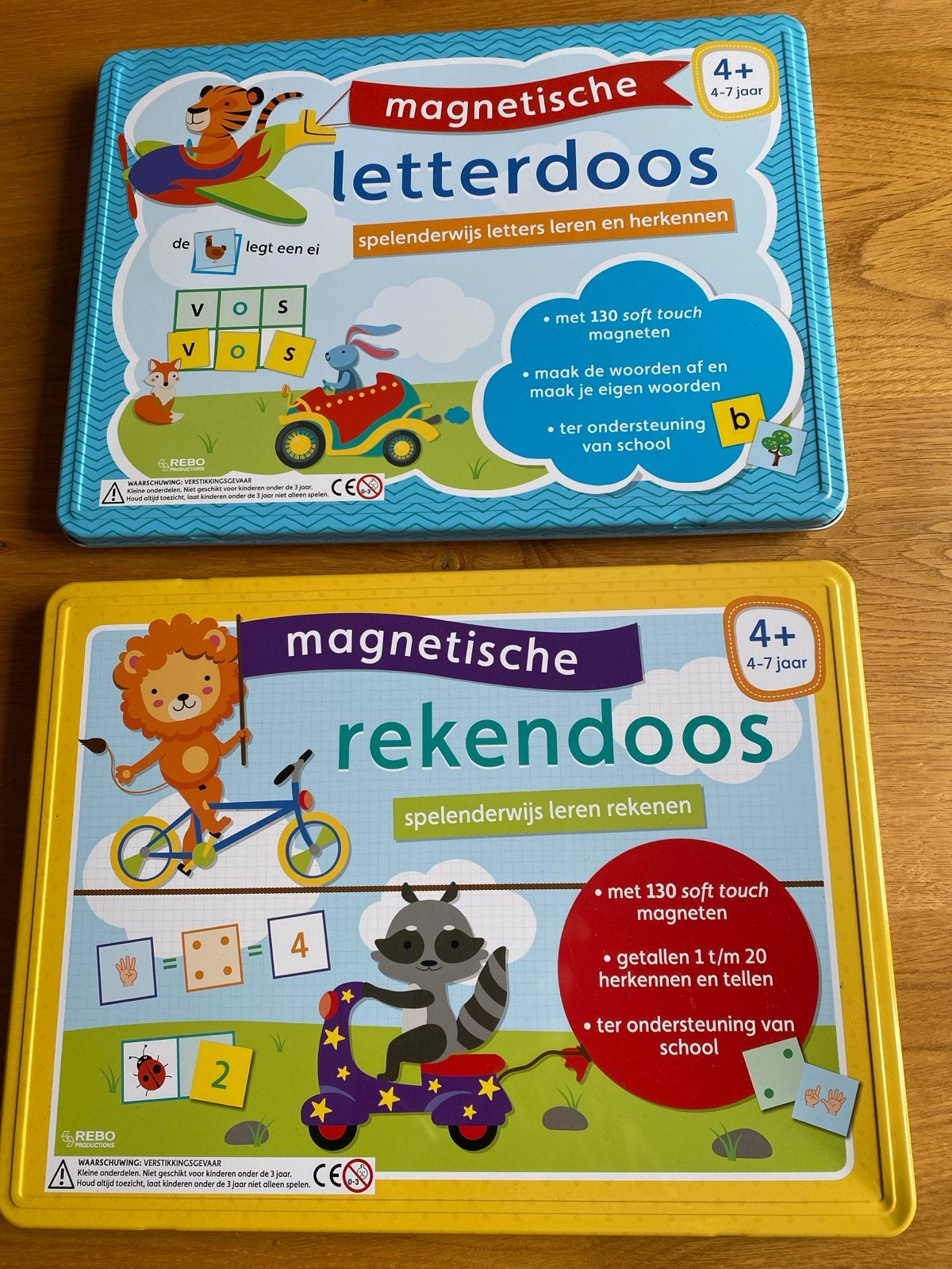 Magnetische Letterdoos & Rekendoos - Leren voor 4-7 jaar, Ophalen of Verzenden, Zo goed als nieuw, Taal en Lezen
