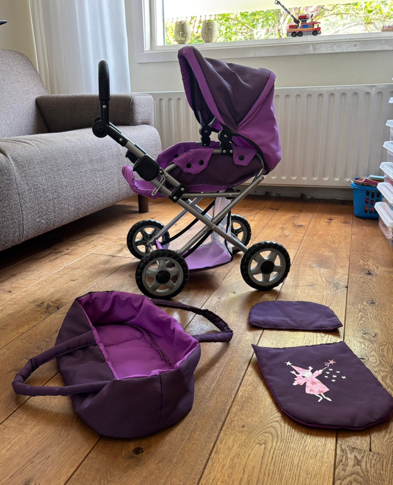Bayer Design Poppenwagen, Ophalen, Zo goed als nieuw, Babypop