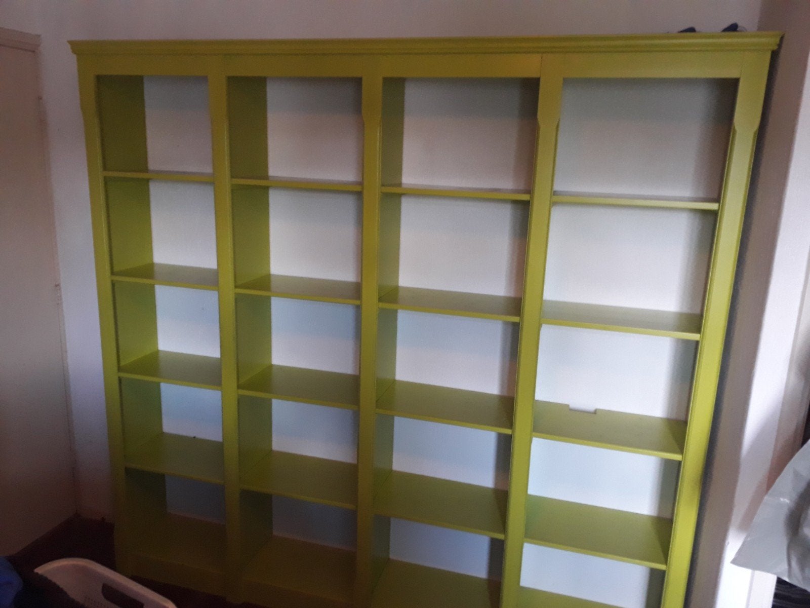 Schappen wand kast  massief  grenen, Huis en Inrichting, Ophalen, Gebruikt, 25 tot 50 cm, 200 cm of meer