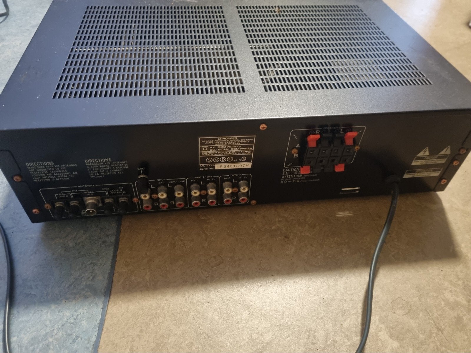 Pioneer SX-1300 Stereo Receiver - Vintage Audio, Audio, Tv en Foto, Versterkers en Receivers, Ophalen, Gebruikt, 60 tot 120 watt