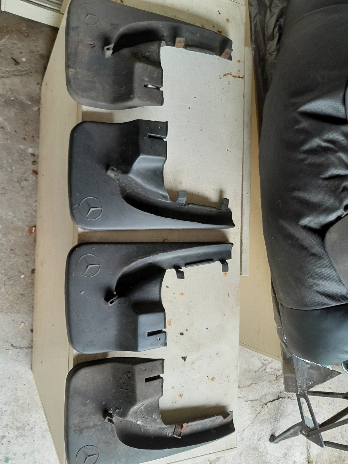 Spatlappen set voor Mercedes-Benz (4 stuks), Ophalen of Verzenden, Gebruikt, Mercedes-Benz