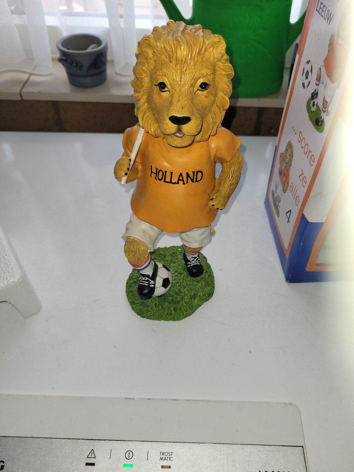 Leuk beeldje oranje leeuw, Ophalen of Verzenden, Zo goed als nieuw, Overige binnenlandse clubs