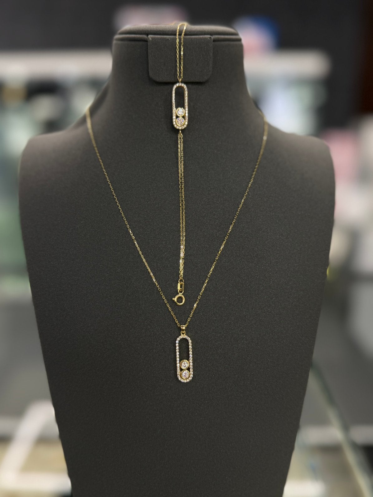 14 Karaat Goud - Ketting - Armband - Set - Nieuw, Ophalen of Verzenden, Nieuw, Goud, Verstelbaar