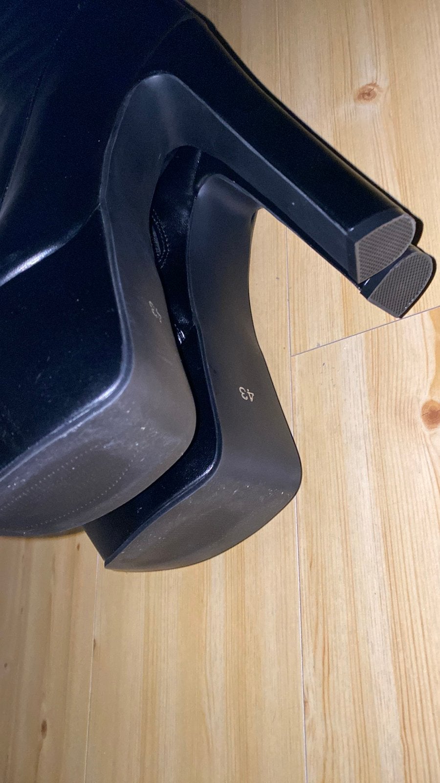 High heels met platform, Verzenden, Zwart, Nieuw, Schoenen met hoge hakken