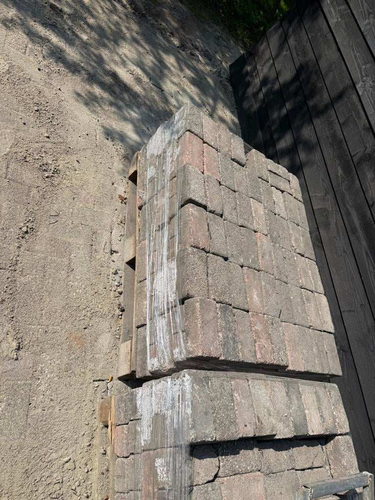 Betonklinkers, Tuin en Terras, Tegels en Klinkers, Ophalen, Zo goed als nieuw, Beton, Klinkers