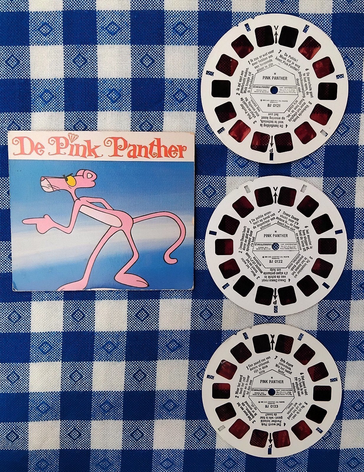Vintage View-Master Pink Panther set - 1978 -, Ophalen of Verzenden, Gebruikt