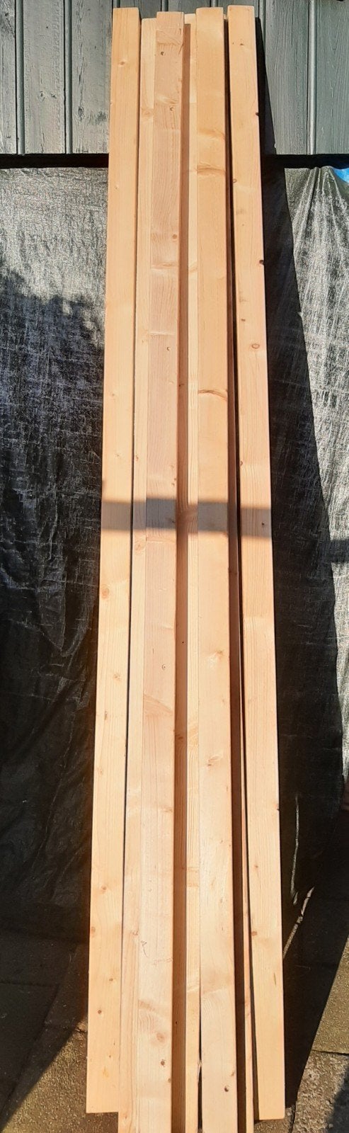 19 x Geschaafde Vurenhouten Balken 260x70x44 mm, Ophalen, 250 tot 300 cm, 50 mm of meer, Balk
