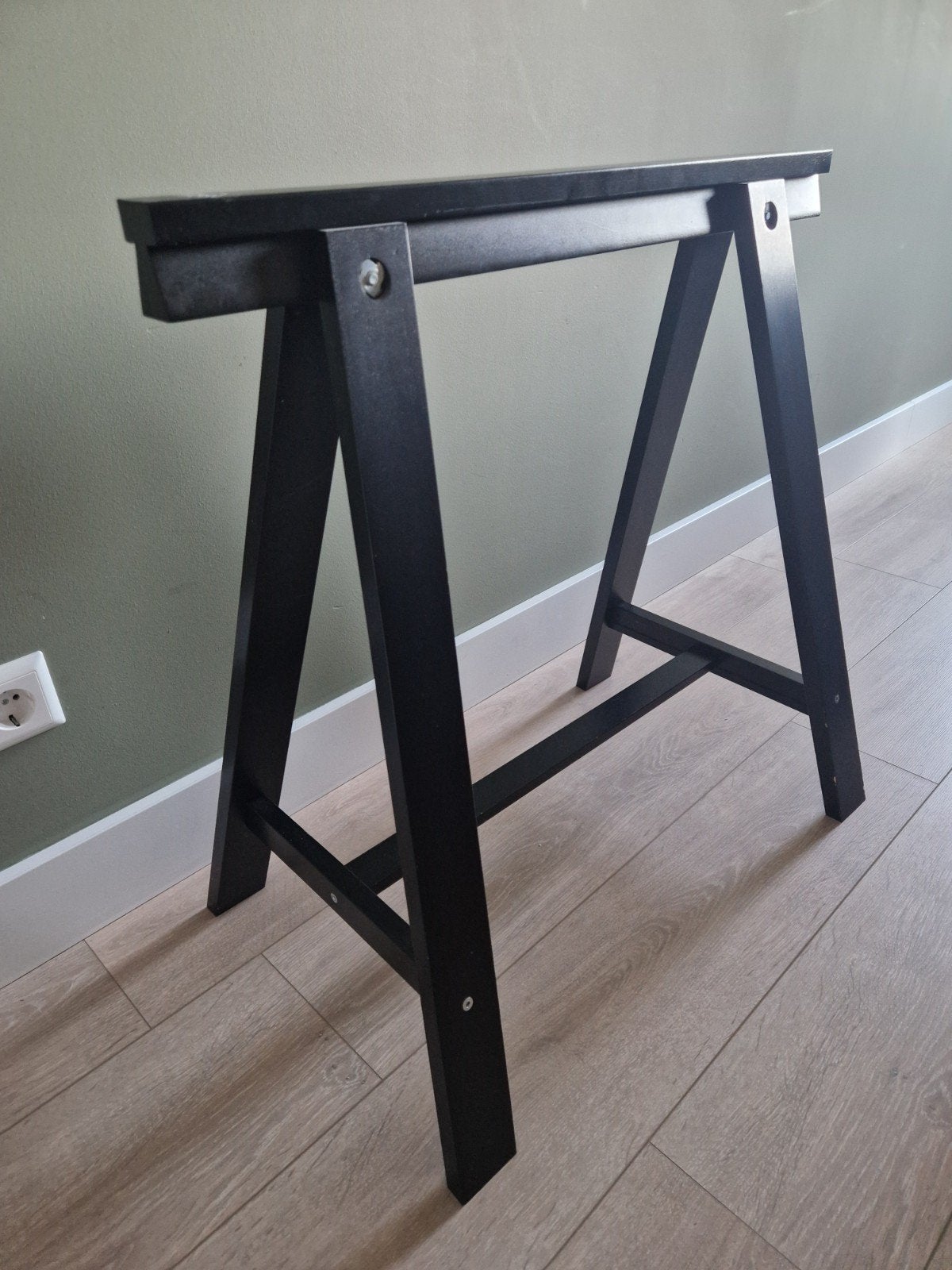 Ikea Oddvald schraag zwart, Ophalen, Tafelpoot, Minder dan 50 cm, Gebruikt