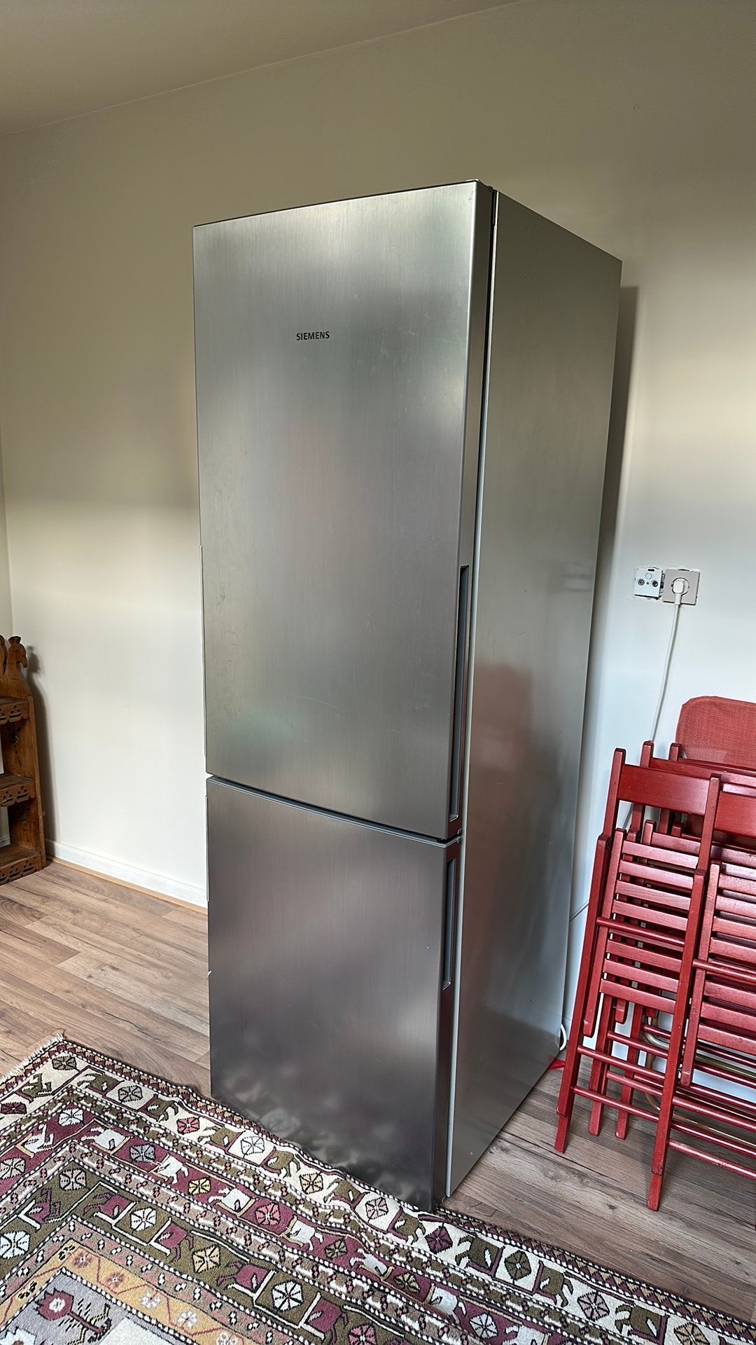 Siemens 185cm fridge, Ophalen, 200 liter of meer, 160 cm of meer, Zo goed als nieuw