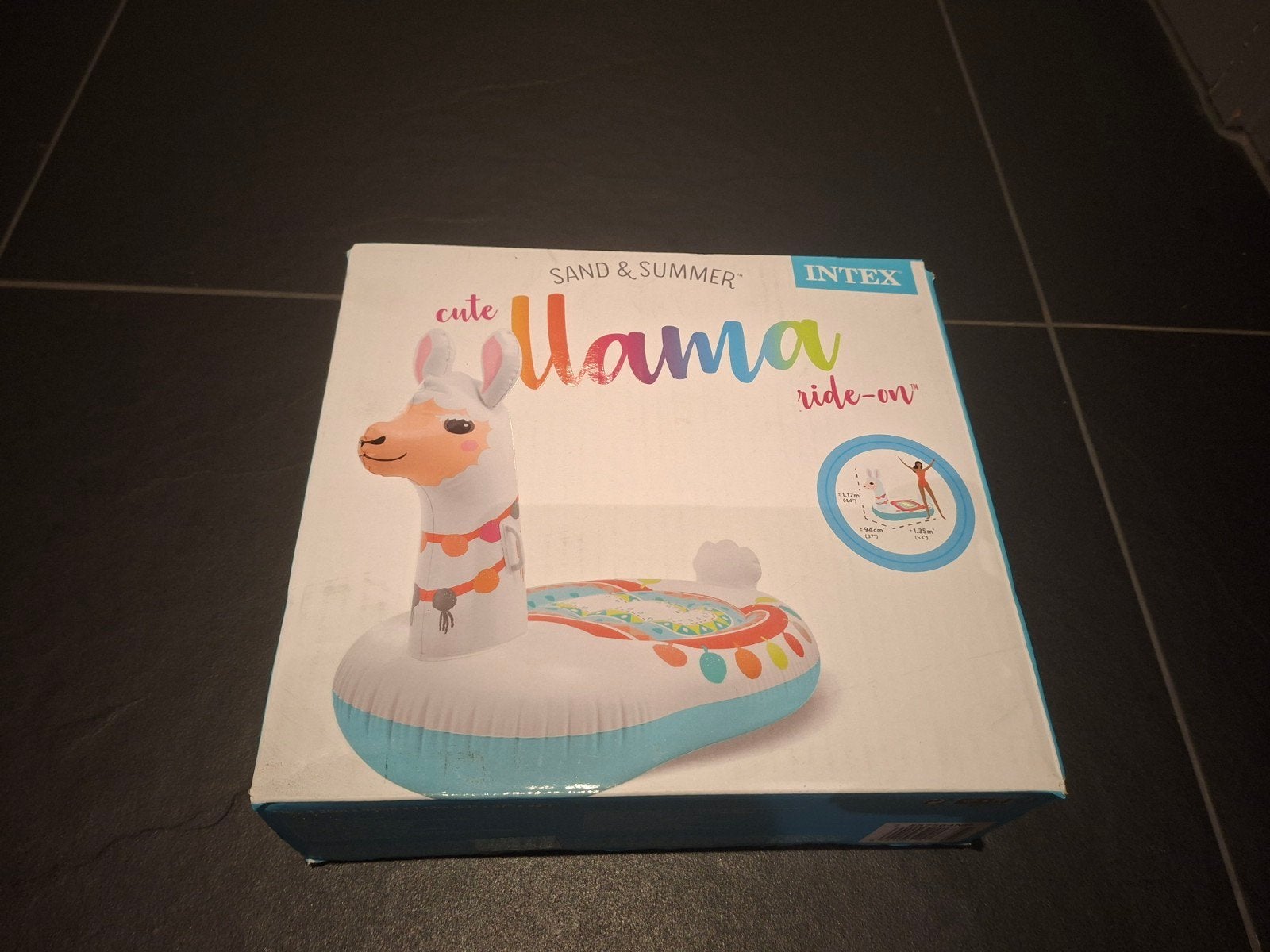 Intex Lama Ride-On Opblaasbaar Zwemband Drijfdier, Verzenden, Nieuw
