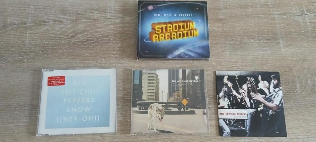 CD + 3 single Red Hot Chili Peppers Stadium Arcadium, Ophalen of Verzenden, Gebruikt, Poprock