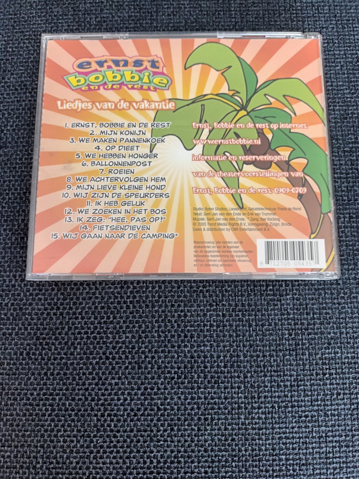 Ernst Bobbie en de rest .CD  Liedjes van de vakantie, Ophalen of Verzenden