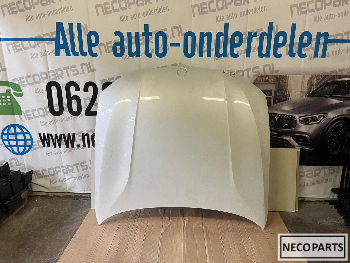 BMW 3 SERIE G20 MOTERKAP ORGINEEL LEVERBAAR, Gebruikt, -, -, Ophalen of Verzenden