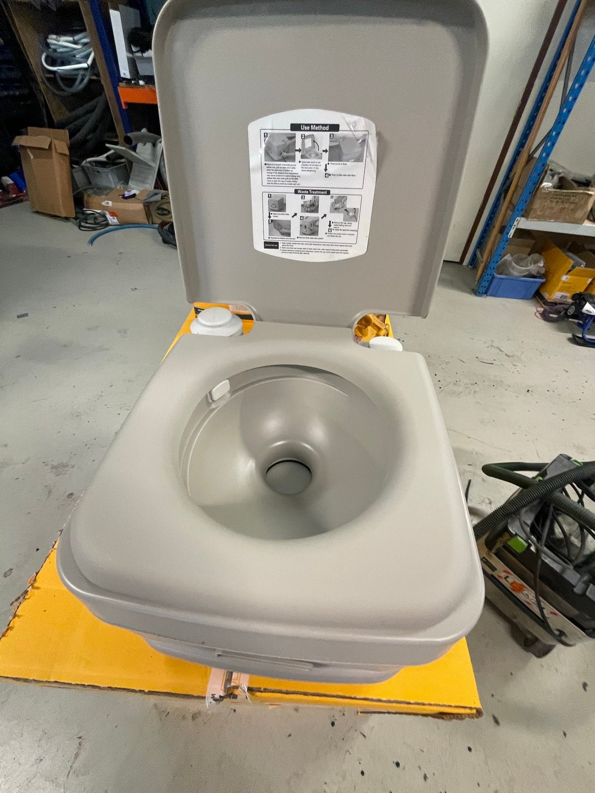 Chemisch toilet - Ideaal voor camping, camper of boot, Caravans en Kamperen, Gebruikt, -, -, Ophalen of Verzenden