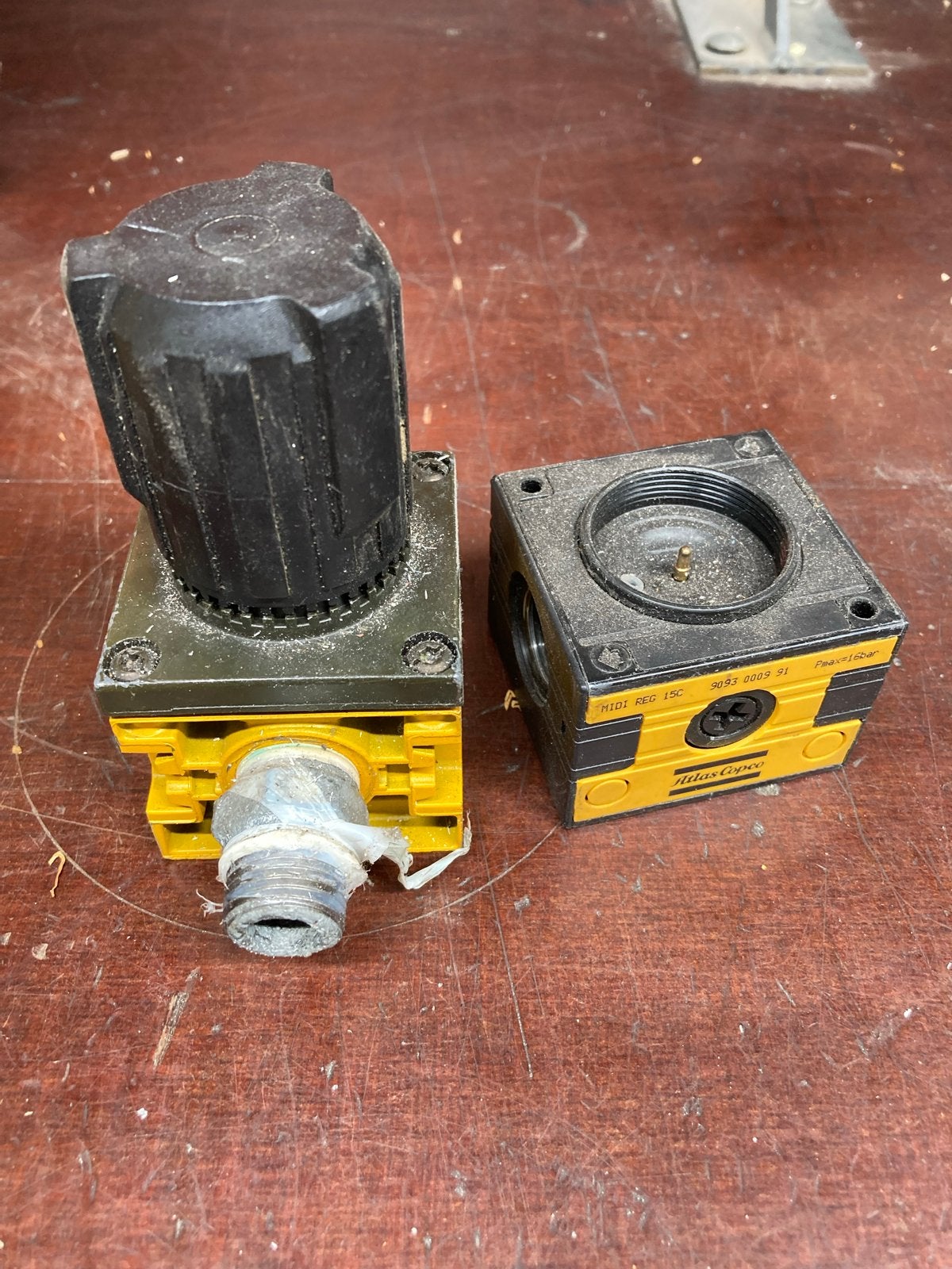 Atlas Copco MIDI REG 15C Drukregelaar, Doe-het-zelf en Verbouw, Ophalen of Verzenden, Gebruikt, 10 bar of meer