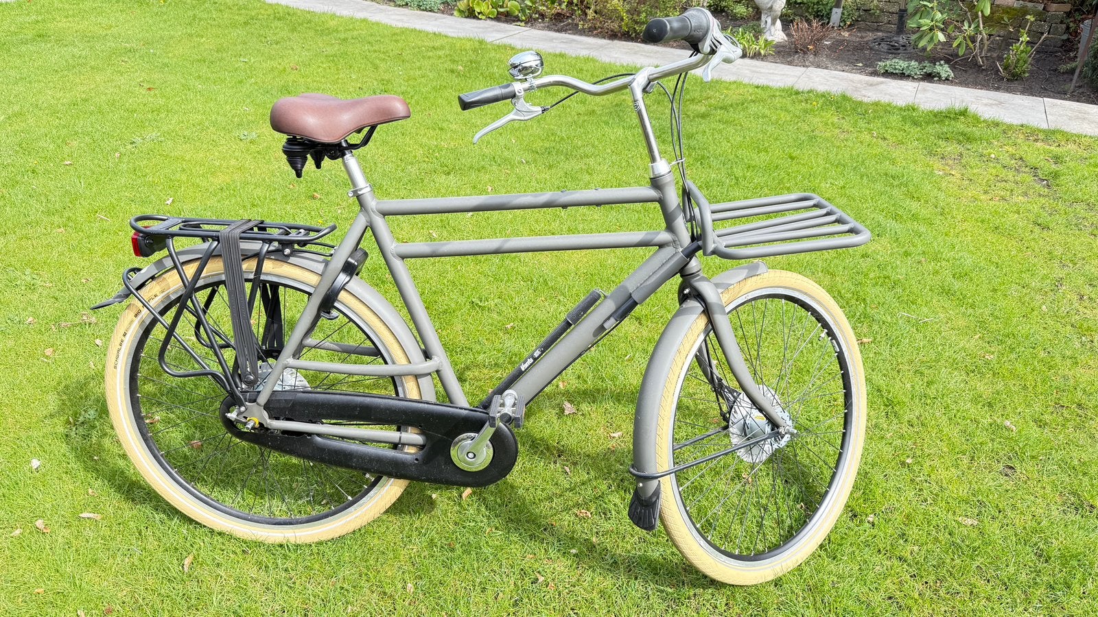 Azur 100% handgemaakt Nederlandse heren transport fiets, Versnellingen, Nieuw, 57 tot 61 cm, Schijfrem