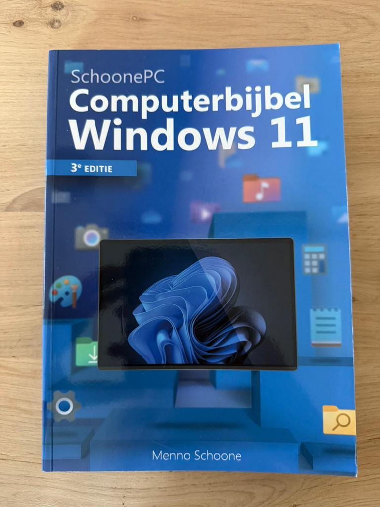 SchoonePC Computerbijbel Windows 11 -3e editie (incl.verzend, Boeken, Informatica en Computer, Ophalen, Zo goed als nieuw, Besturingssystemen