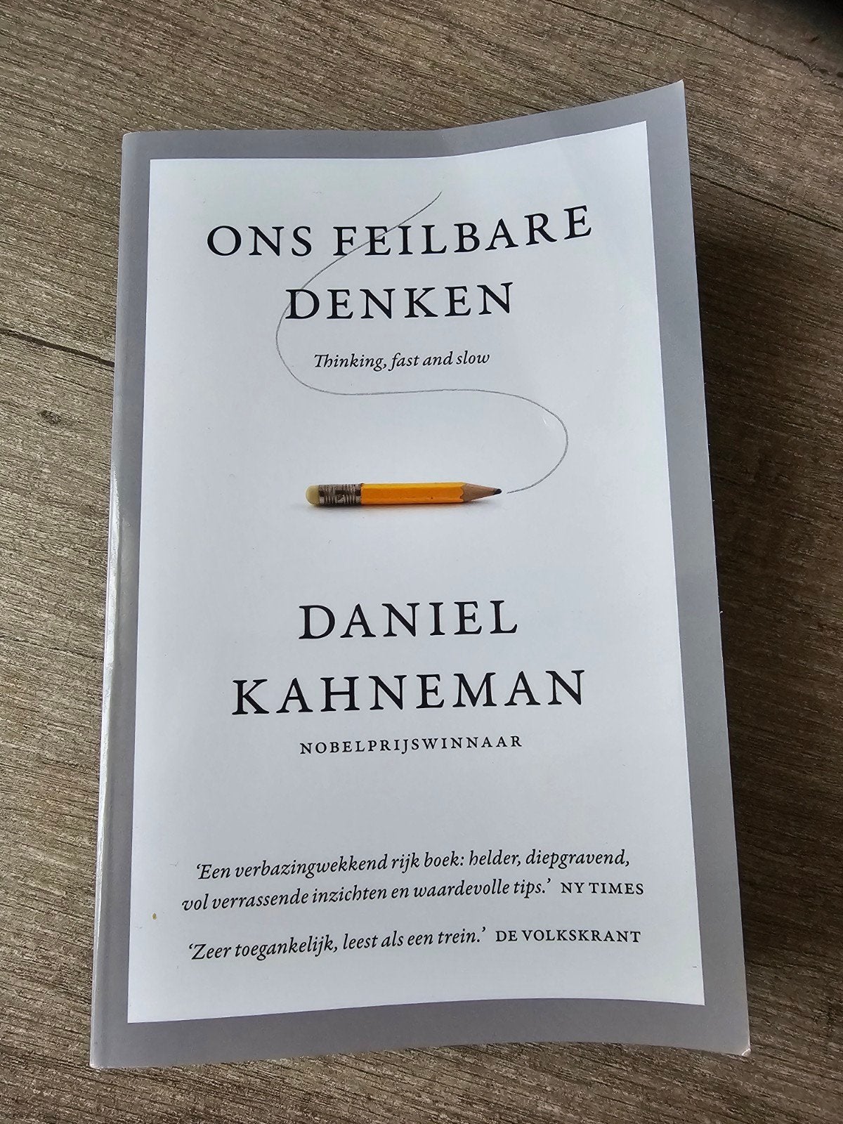 Ons Feilbare Denken - Daniel Kahneman (Nobelprijswinnaar), Boeken, Ophalen of Verzenden, Gelezen, Daniel Kahneman