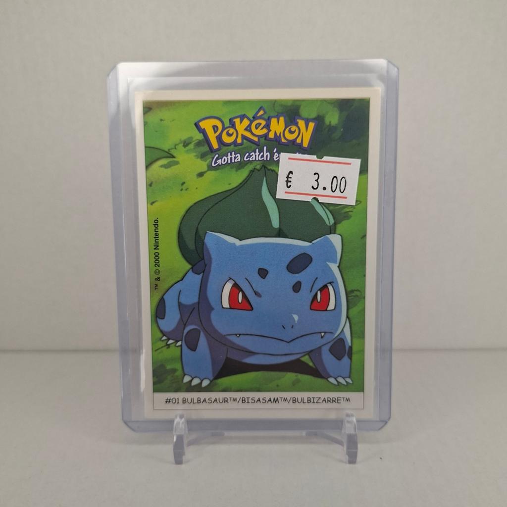 Pokémon Bulbasaur Boomer kaart/sticker #01, Ophalen