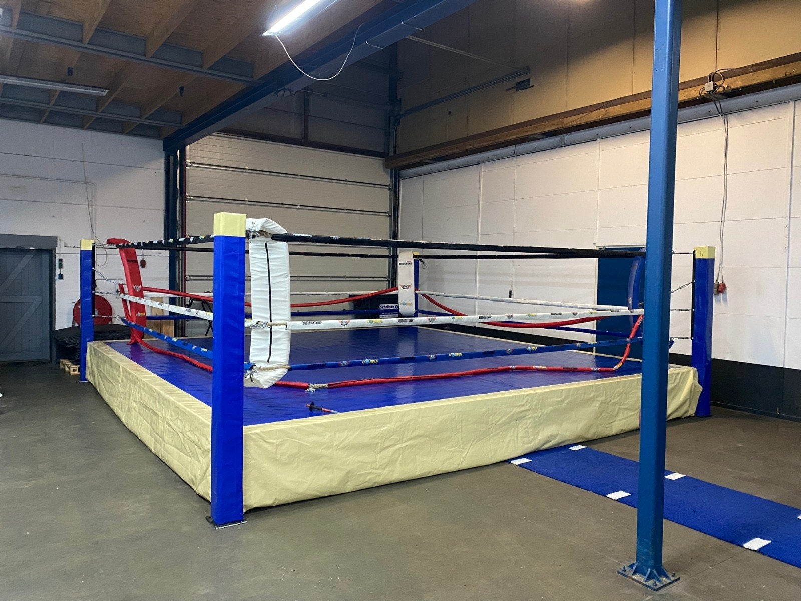 Professionele Boksring 6x6x0,6 meter - Zo goed als nieuw, Sport en Fitness, Boksen, Ophalen of Verzenden, Zo goed als nieuw, Overige