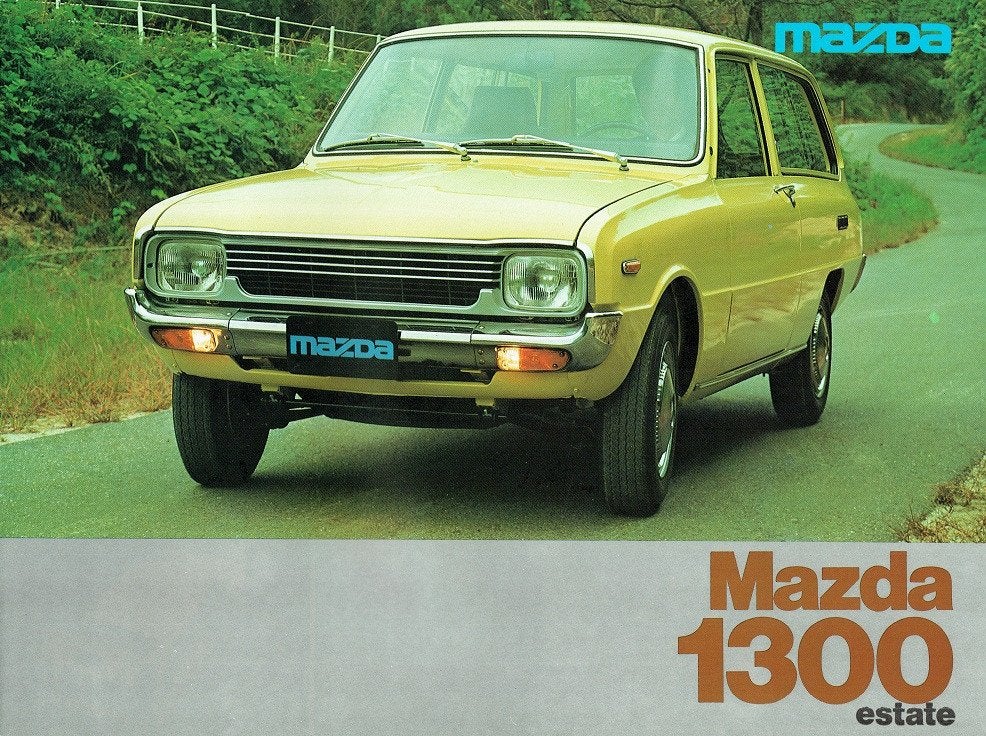 Folder Mazda 1300 Estate (1977), Boeken, Auto's | Folders en Tijdschriften, Verzenden, Gelezen, Mazda