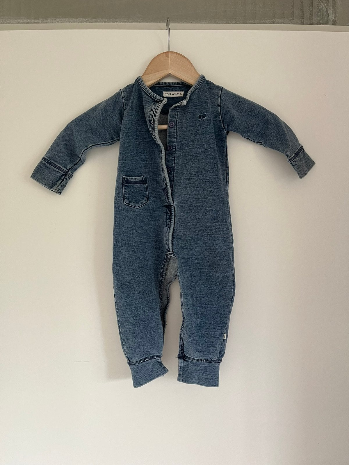 Donkerblauw boxpakje / eendelige set, maat 74 Your Wishes, Kinderen en Baby's, Babykleding | Maat 74, Ophalen of Verzenden, Zo goed als nieuw