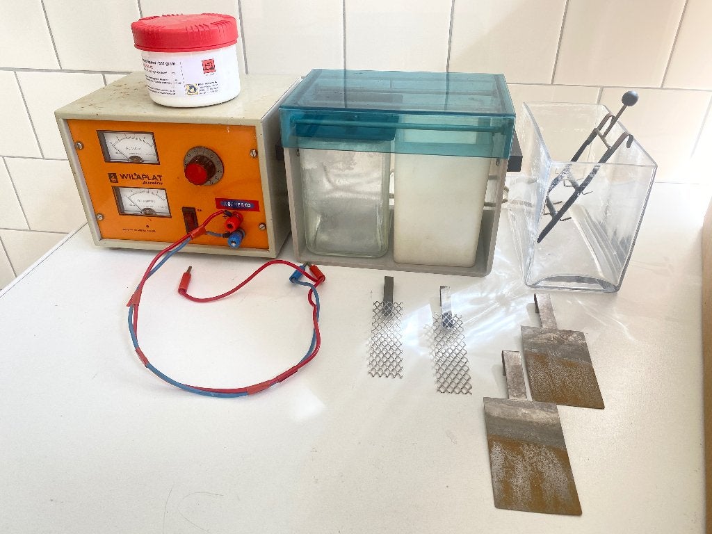 Wilaplat Junior Elektrolyse Set voor Goudsmeden/Juweliers, Ophalen of Verzenden, Gebruikt