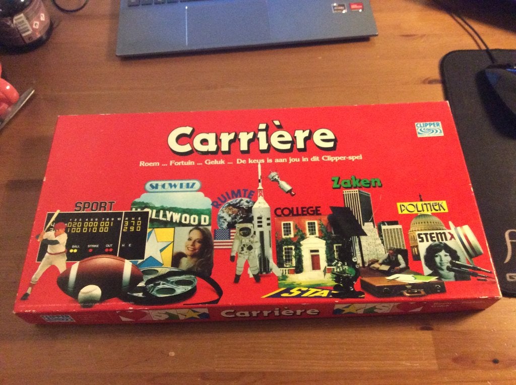 Carriére. Vintage bordspel van Clipper. in uitstekende staat, Hobby en Vrije tijd, Gezelschapsspellen | Bordspellen, Vijf spelers of meer