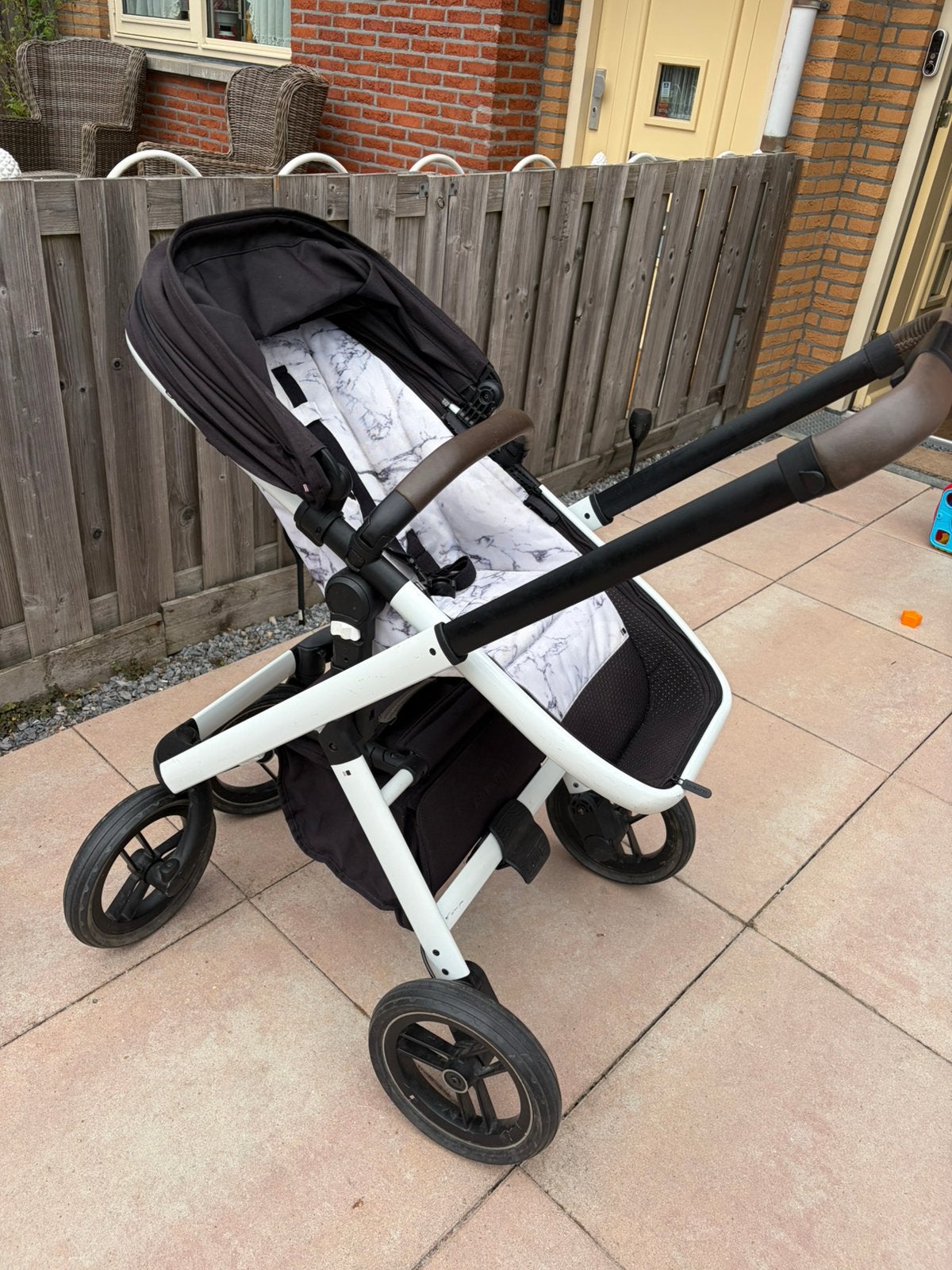 Dubatti marmere kinderwagen, Ophalen, Gebruikt, Combiwagen, Overige merken