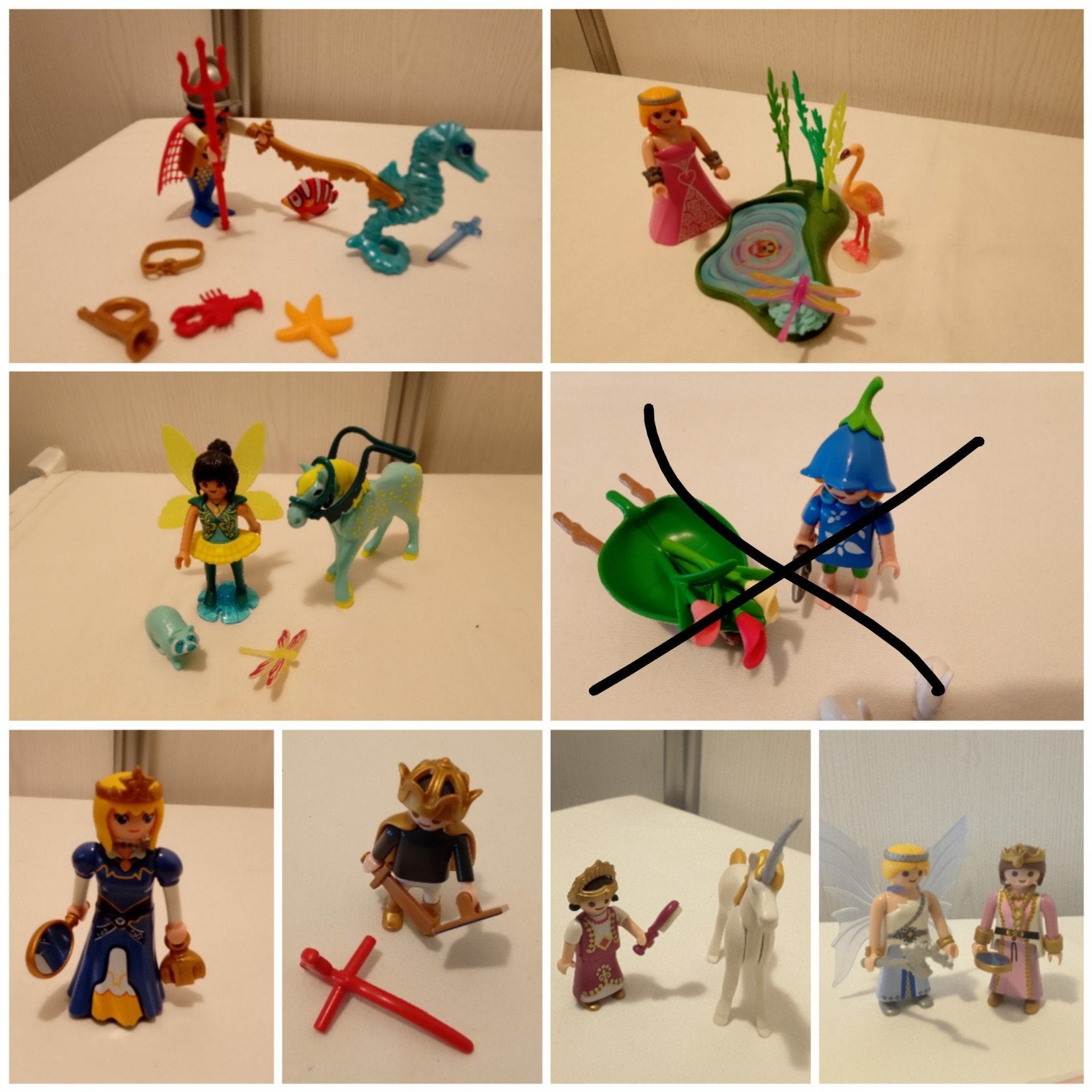 Playmobil zeemeerprins, prinses, fee, prinsje, Ophalen of Verzenden, Gebruikt, Princess, Figuren