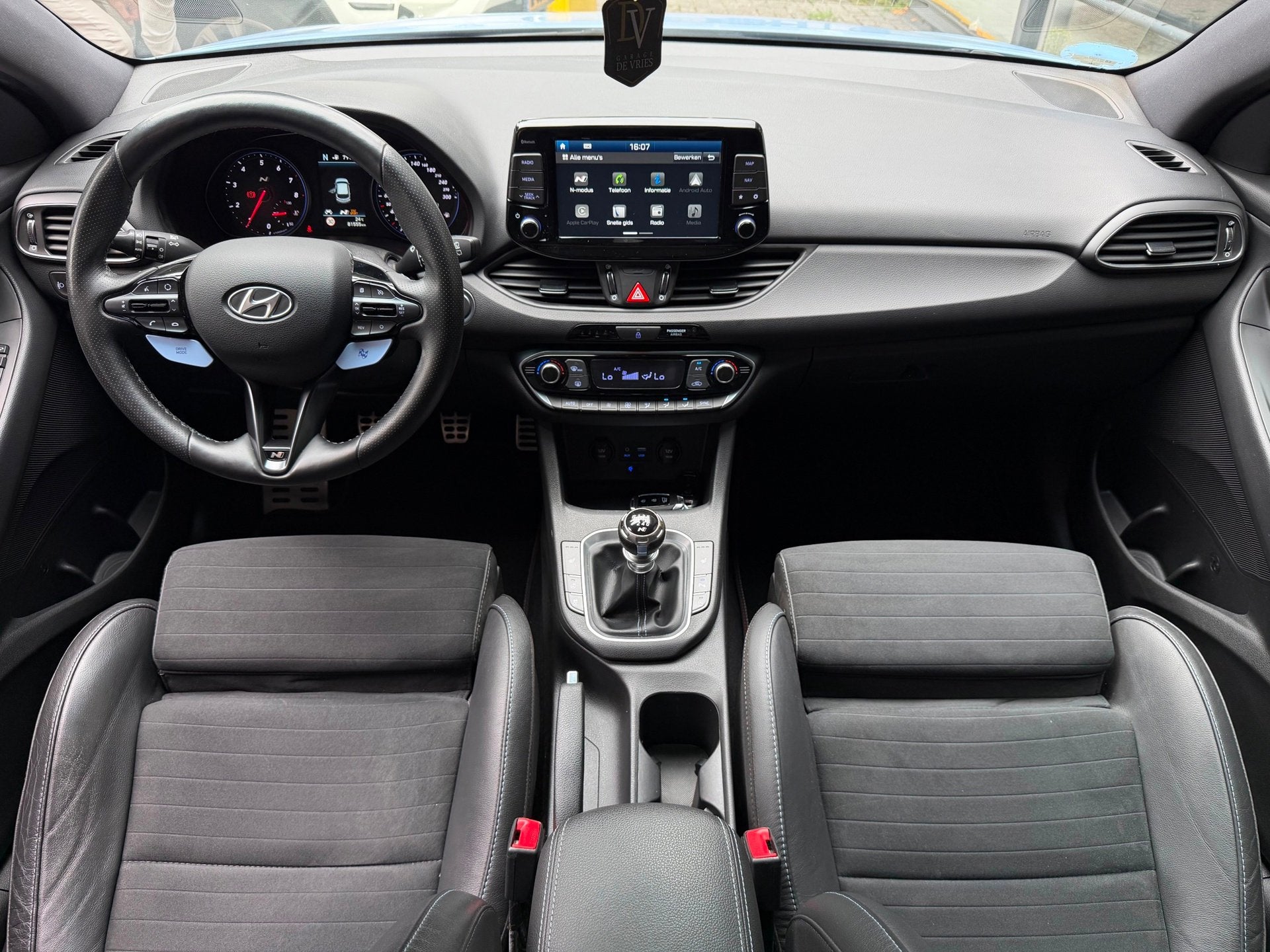 Hyundai I30 2.0 T-GDI N2 Performance Panoramadak Full Option, Auto's, 1998 cc, Gebruikt, Zwart, 4 cilinders