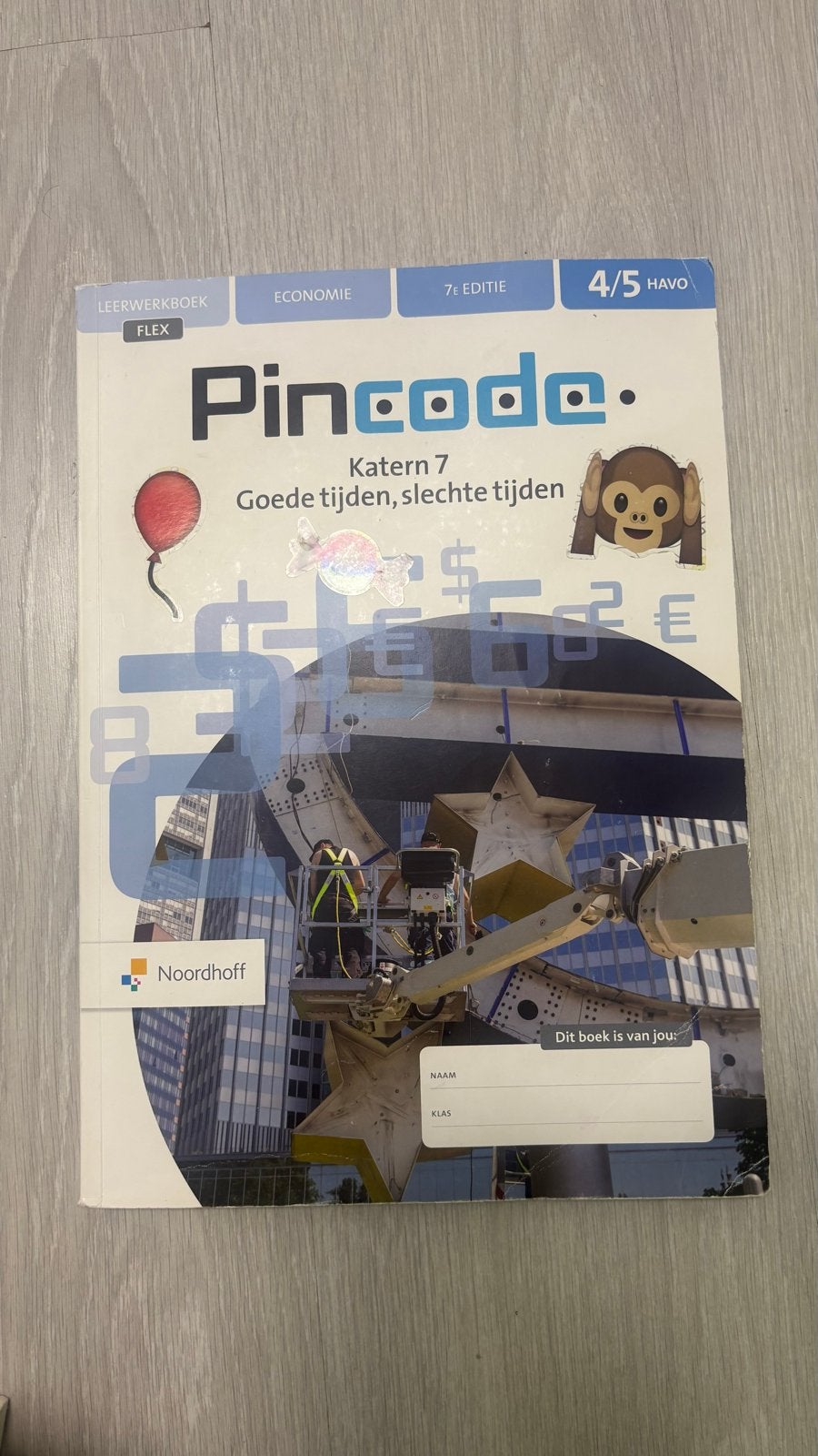 Pincode Economie 4/5 HAVO - Goede tijden, slechte tijden, Boeken, Schoolboeken, Ophalen of Verzenden, Gelezen, HAVO, Economie