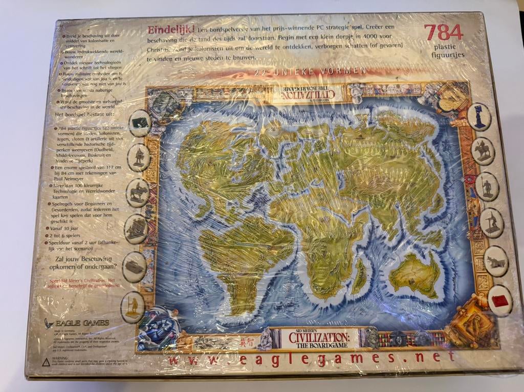 Sid Meier’s Civilization Het Bordspel NL Compleet, Eagle Games, Gebruikt, Verzenden, Eagle Games