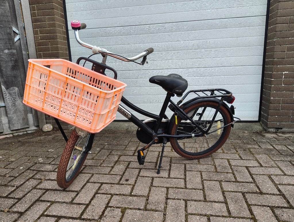 Kinderfiets met mand, 16 inch, Terugtraprem, Ophalen, Overige merken, 16 tot 20 inch