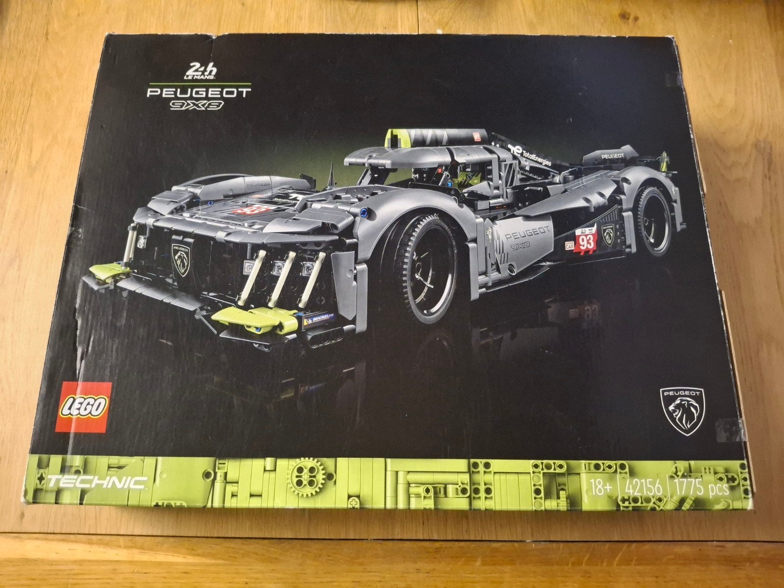 lego Technic Peugeot 9x8 25h le mans hybrid Nr 42156, Compleet, Lego, Ophalen of Verzenden, Zo goed als nieuw