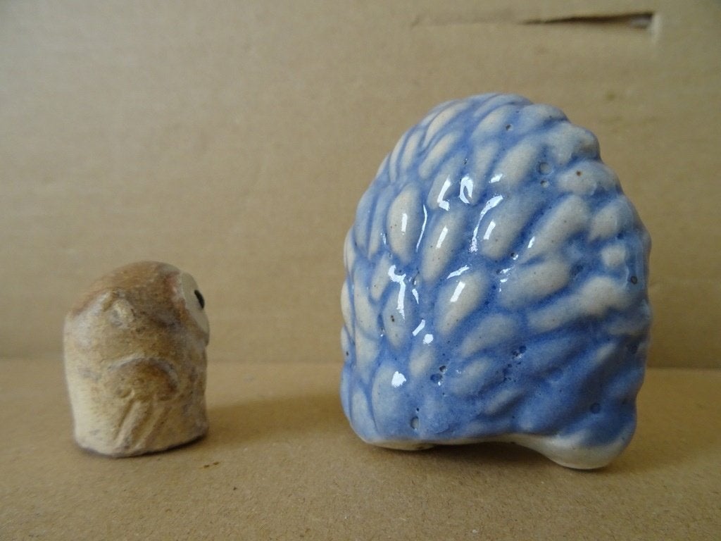 Curiosa beeld uil beeldje uil set beeldjes 3cm + 6cm Mexico, Verzamelen, Beelden en Beeldjes, Ophalen of Verzenden, Zo goed als nieuw
