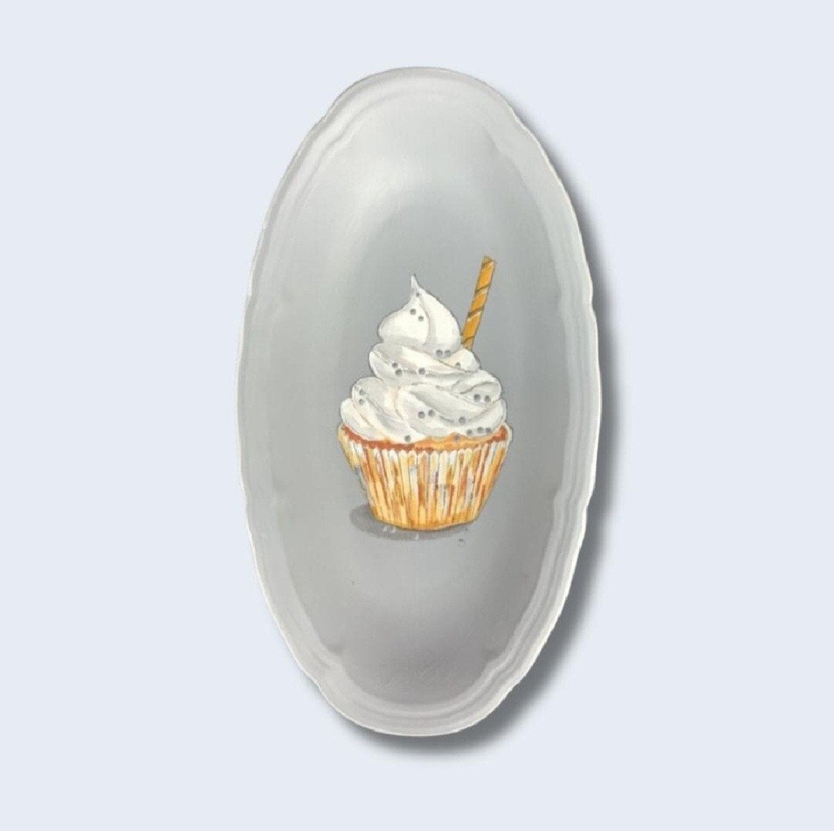 Handbeschilderd bordje 'Cupcake', MadeByEstas, -, -, Nieuw