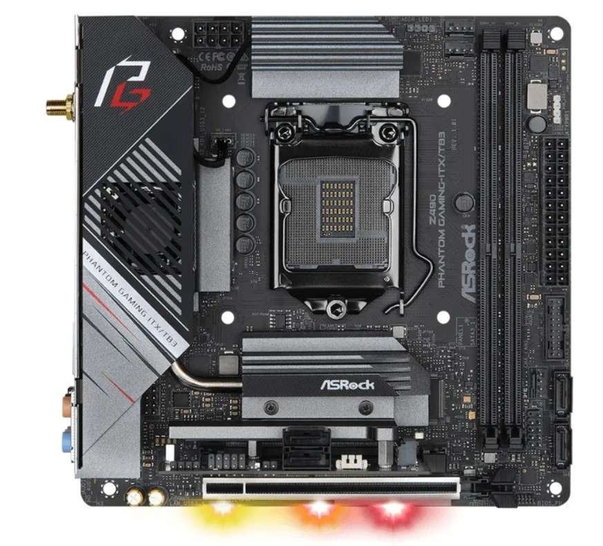 ASRock Z490 Phantom Gaming-ITX/TB3 Socket 1200, LGA1200, DDR4, Ophalen of Verzenden, Bijsterhuizen 1111 , Nijmegen Gelderland, NL