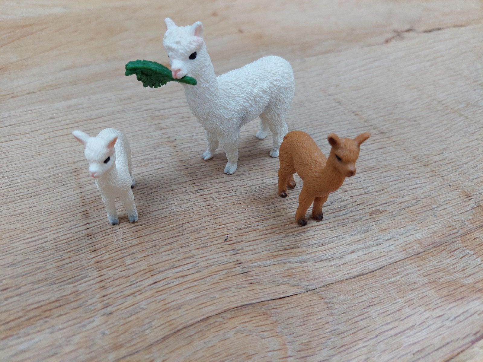 Schleich alpacafamilie 42544, Ophalen of Verzenden, Zo goed als nieuw, Wild dier, Beeldje of Figuurtje