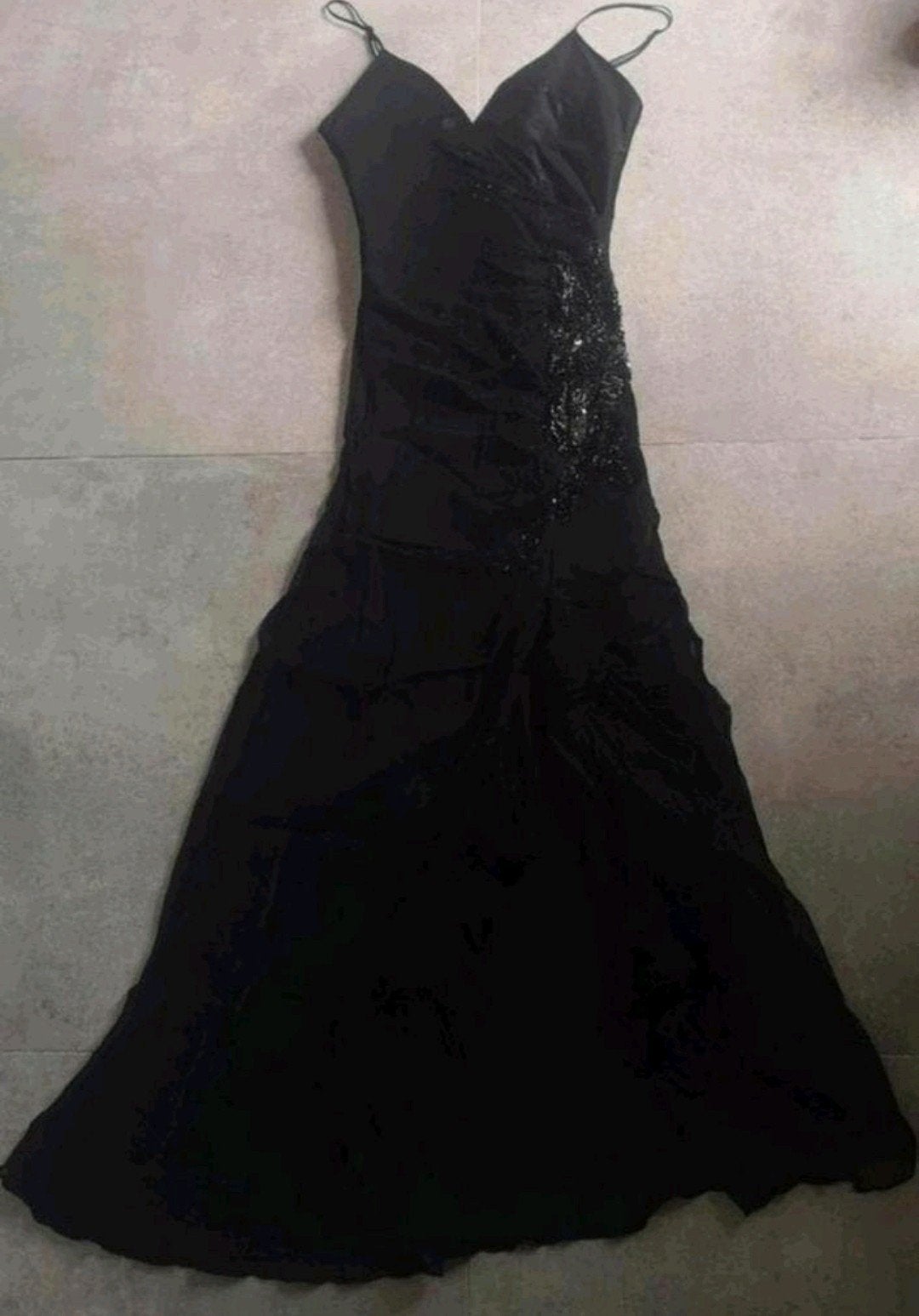 YVES CALIN PARIS galajurk ZGAN maat 34 / XS, Kleding | Dames, Gelegenheidskleding, Galajurk, Zwart, Ophalen of Verzenden, Zo goed als nieuw
